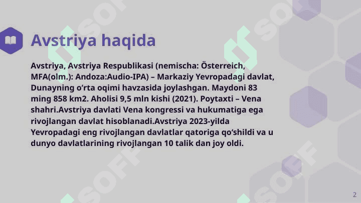 Avstriya iqtisodiyoti 2