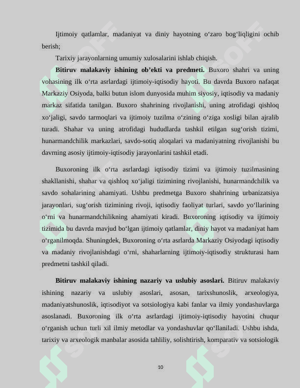 BUXORONING ILK OʻRTA ASRLAR IJTIMOIY-IQTISODIY
HAYOTI. 8