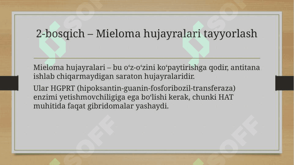 Monoklonal antina olish . 8