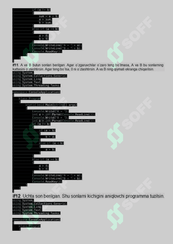 c++ qudrat abdurahimov javoblari bilan if 6