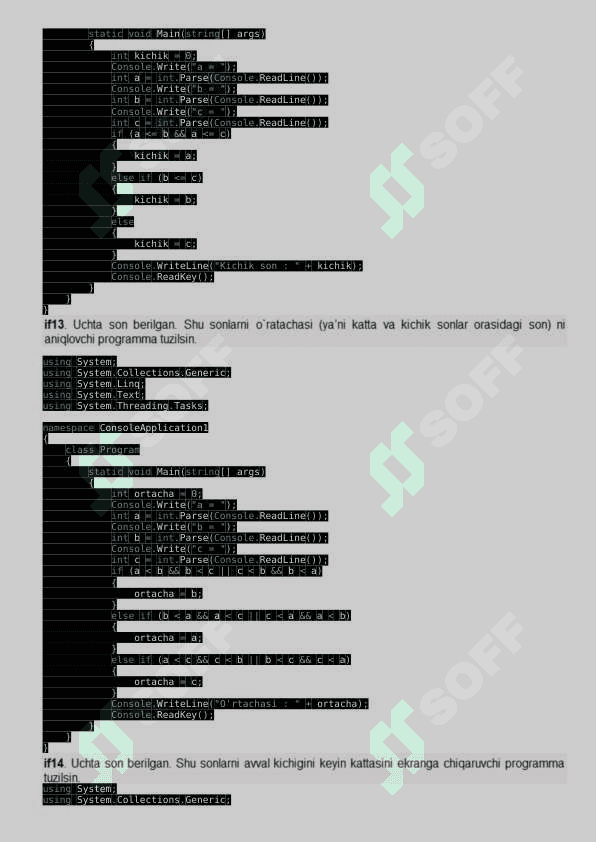 c++ qudrat abdurahimov javoblari bilan if 7