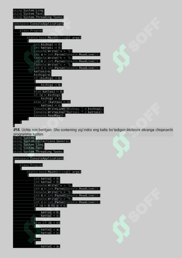 c++ qudrat abdurahimov javoblari bilan if 8