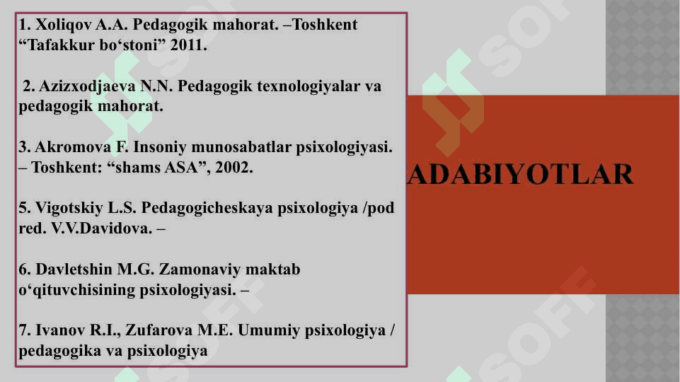 O‘QITUVCHI Pedagogik FAOLIYATIDA PEDAGOGIK QOBILIYATNING O‘RNI 3