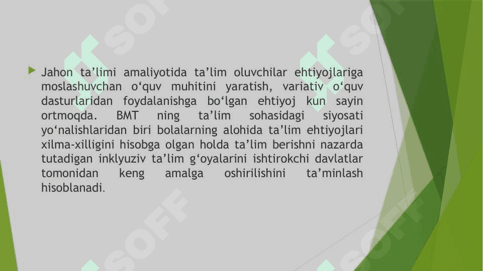 5 inklyuziv va birgalikda o’qitish ularning asosiy farqlarini asoslash 2