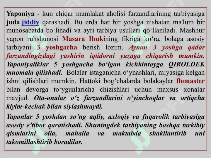 MILLIY VA JAHON TARBIYA KONSEPSIYASI 6