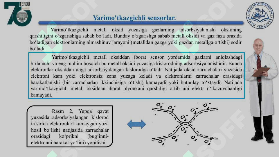 Yarimoʻtgazgichli sensorlar. 3