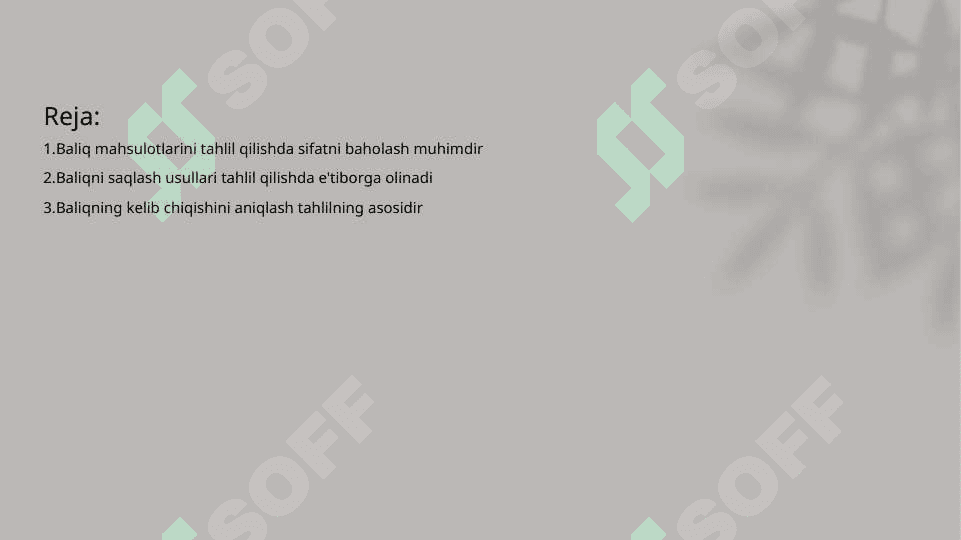 Baliq va baliq mahsulotlarini tahlil qilish usullari 2