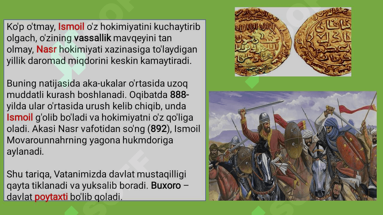 IX-XII asrlarda o`zbek davlatchiligi 7