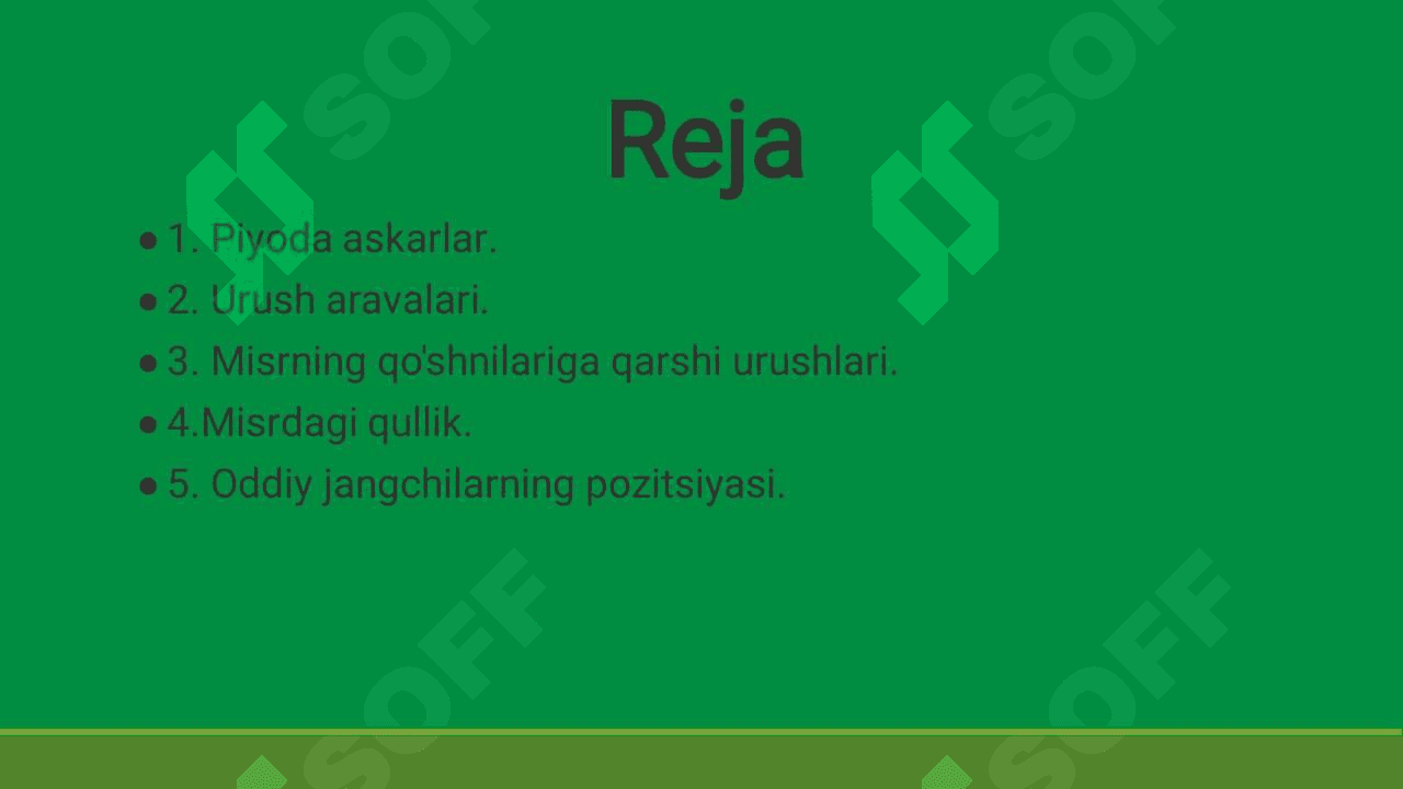 Fir’avnlarning bosqinchilik yurishlari 2