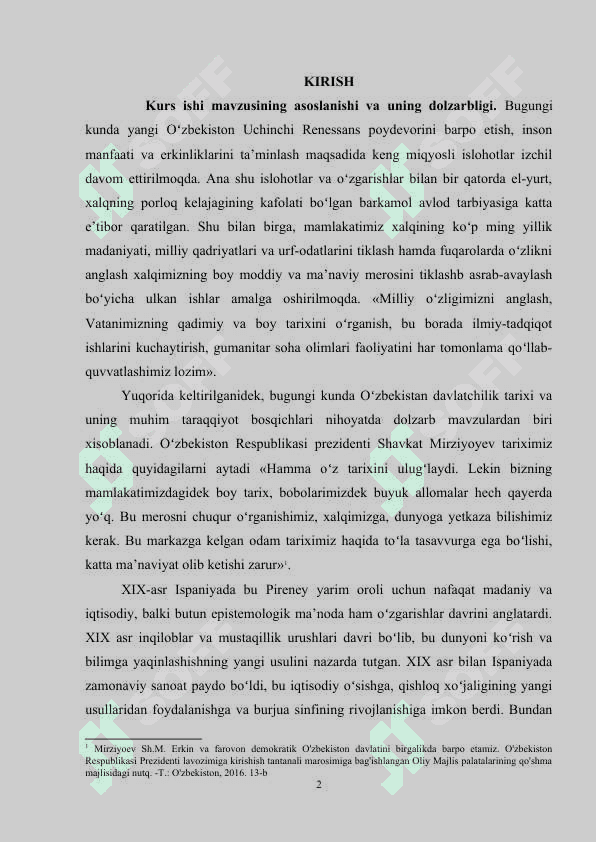 XIX ASR ISPAN INQILOBLARI   kurs ishi 2