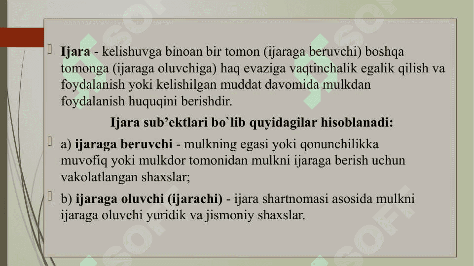 Ijara hisobi 7