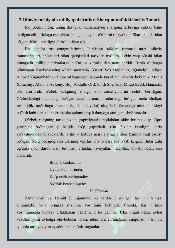 Bola tarbiyasida oila, o’quv yurti, mahalla va jamoatchilik hamkorligi 6