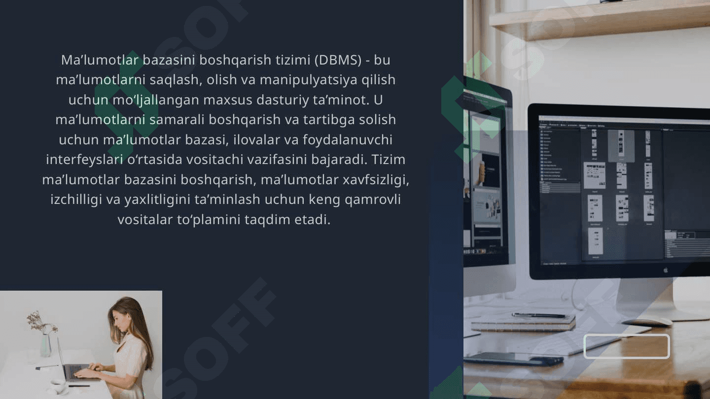 Ma'lumotlar bazasini boshqarish tizimlari 2