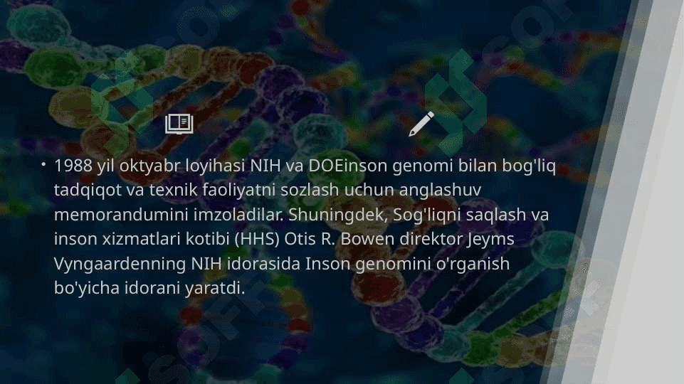 Mavzu: Inson genomi loyihasi 8