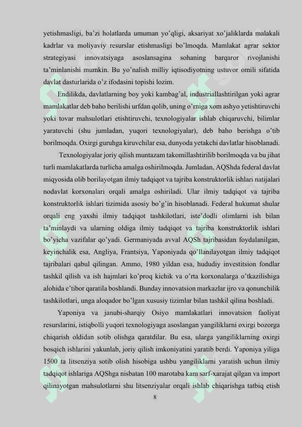 OʻZBEKISTONDA FERMERCHILIKNING RIVOJLANISHI.docx 8