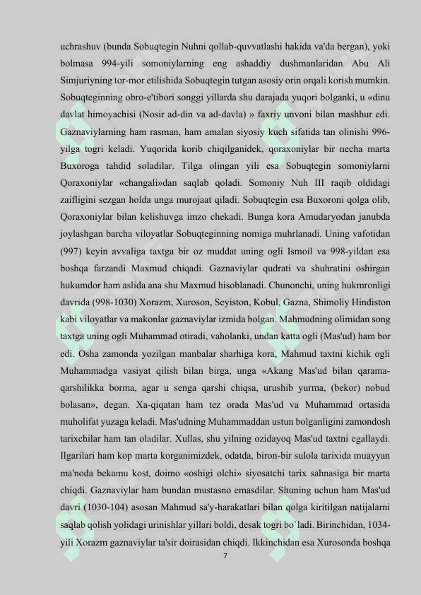 G’AZNAVIYLAR VA SALJUQIYLAR DAVLATINING BOSHQARUV TIZIMI..docx 7