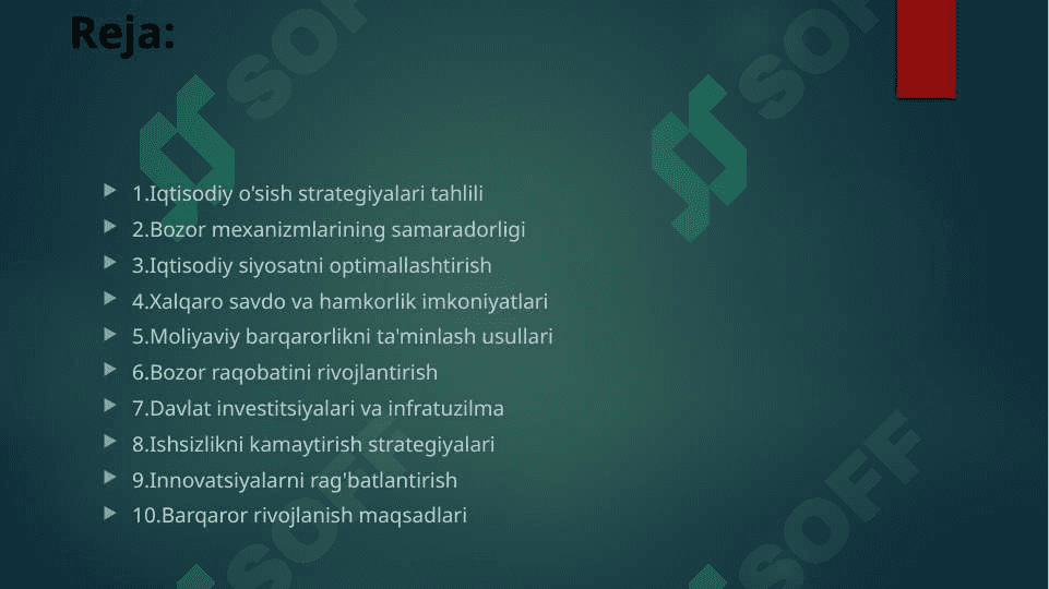 Iqtisodiyot, bozor va Iqtisodiy siyosat 2