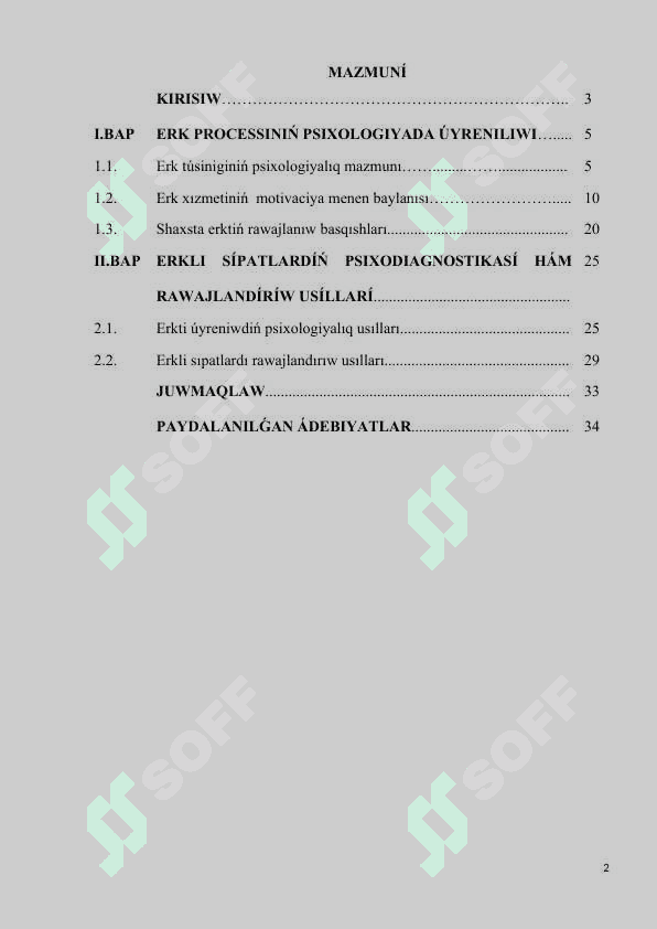 Shaxstıń erklik spatları 2