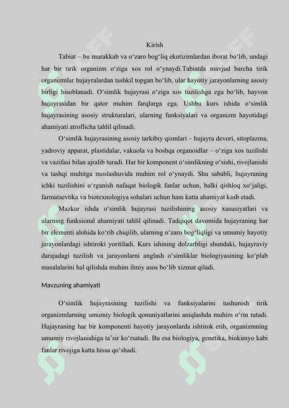 O‘simlik hujayrasi strukturalari va ularning funksiyalari 4