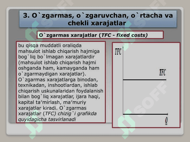 ISHLAB CHIQARISH XARAJATLARI 8