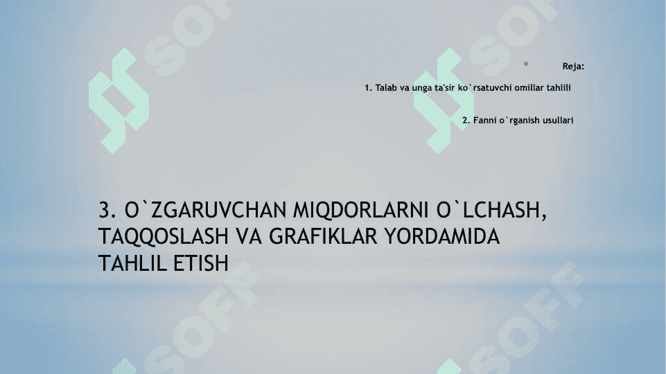 Talab va taklif tahlili asoslari 2