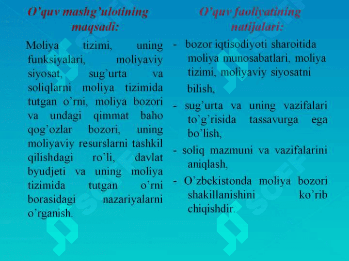 Moliya tizimi va мoliyaviy siyosat 3