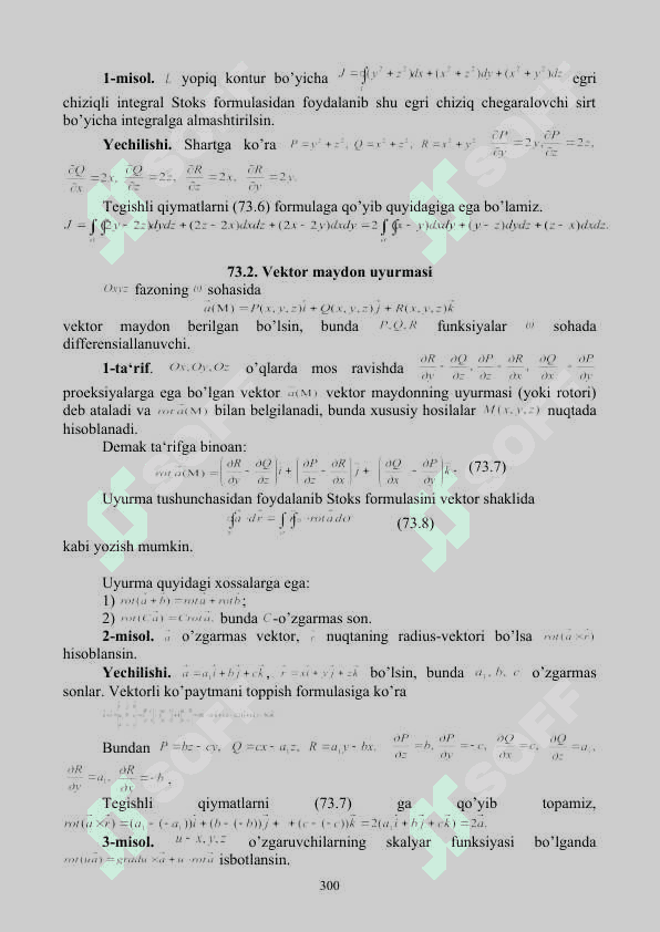 Maydonlar nazariyasi elementlari 3
