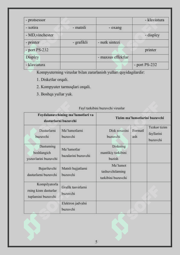 Virus tushunchasi va ularning turlari 5