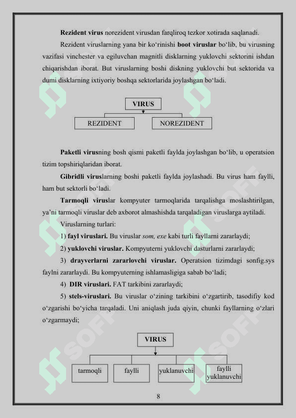 Virus tushunchasi va ularning turlari 8