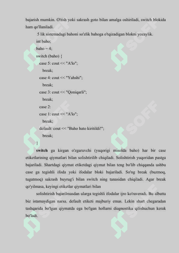 С++ DA STRUKTURALASHGAN TOIFALAR. 7