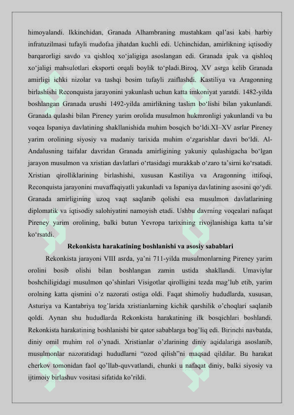 XI–XV asrlarda Pireney yarim oroli davlatlari 25 6