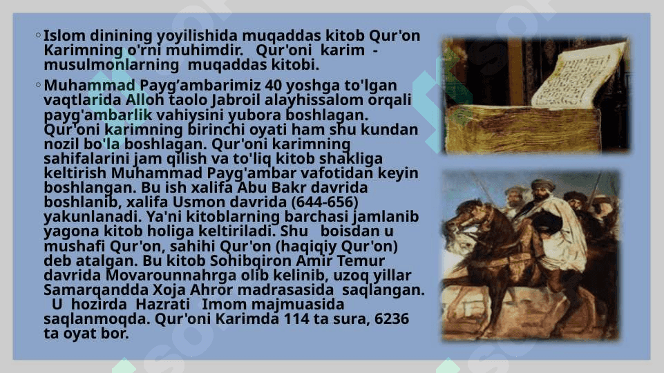 Arab halifaligi va musulmon huquqi. 6