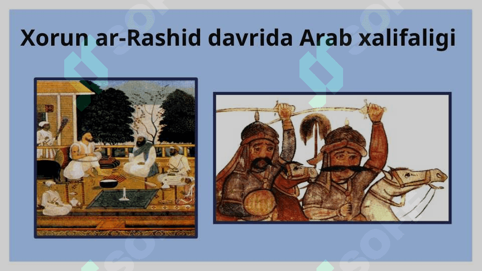 Arab halifaligi va musulmon huquqi. 7