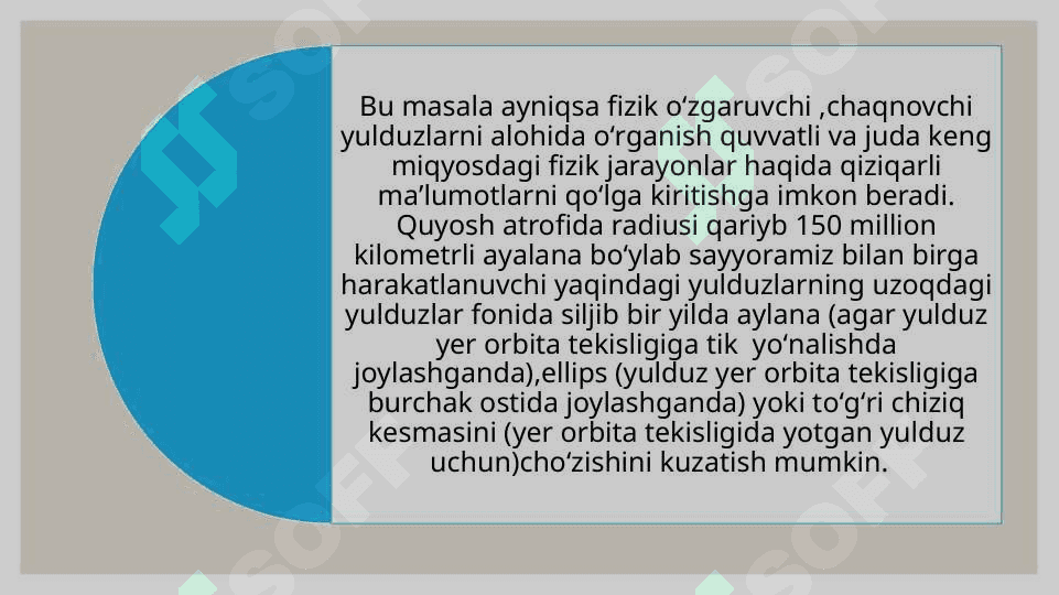 Yulduzlarning paydo bo’lishi va evolyutsiyasi. 4