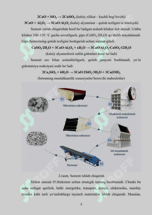 9-sinfda "Silikat sanoati" mavzusini oʻqitish metodikasi 7