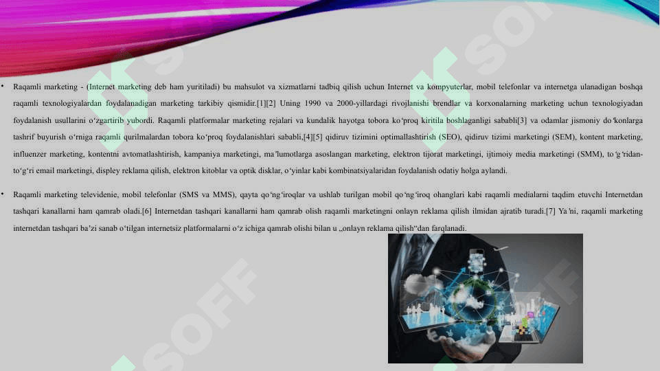 Raqamli marketingning zamonaviy vositalari va ularning turizmga ta'siri 3