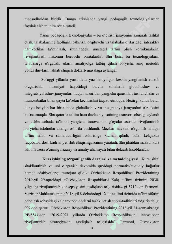 Darslarda yangi pedagogik texnalogiyalardan foydalanish usllari 4