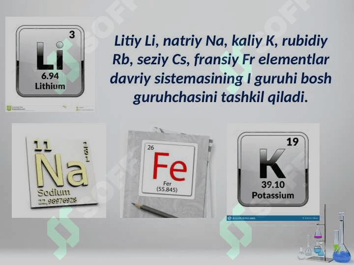 Ishqoriy metallar 3