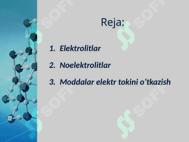 Elektrolitlar va noelektrolitlar 2