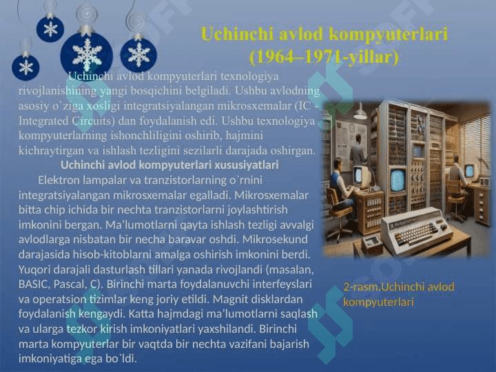 Shaxsiy kompyuterlarning rivojlanish tarixi va istiqbolli yõnalishlari 8