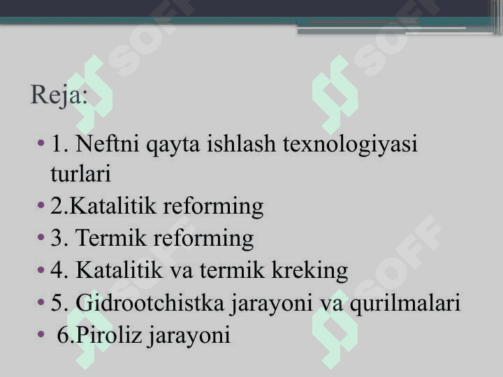 Neft va gazdan olinadigan mahsulotlar 2
