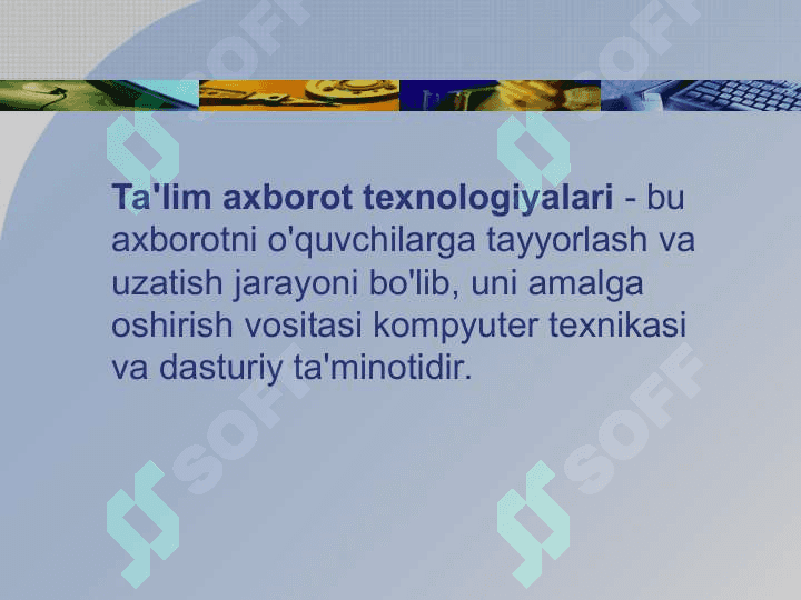 Ta’limda texnologiyalarni o’rni 5
