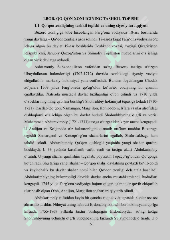 QO’QON XONLIGI BSOHQARUV TIZIMI VA UNING O’ZIGA XOS TOMONLARI 4