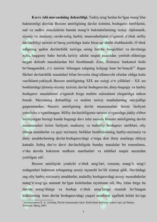 16. BUXORO AMIRLIGI BOSHQARUV TIZIMINING O‘ZIGA XOS TOMONLARI 2