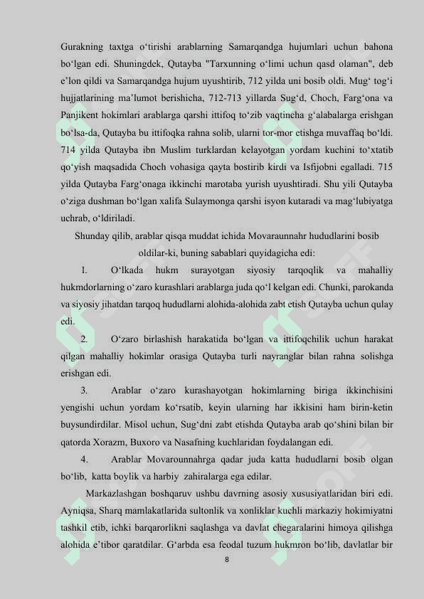 23. RIVOJLANGAN O‘RTA ASRLAR DAVLATCHILIGI VA BOSHQARUVI 7