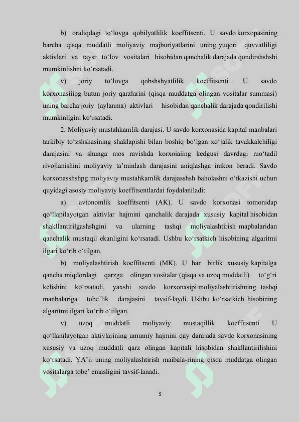 KORXONALARDA MOLIYAVIY HISOBNI TASHKIL ETISH 5