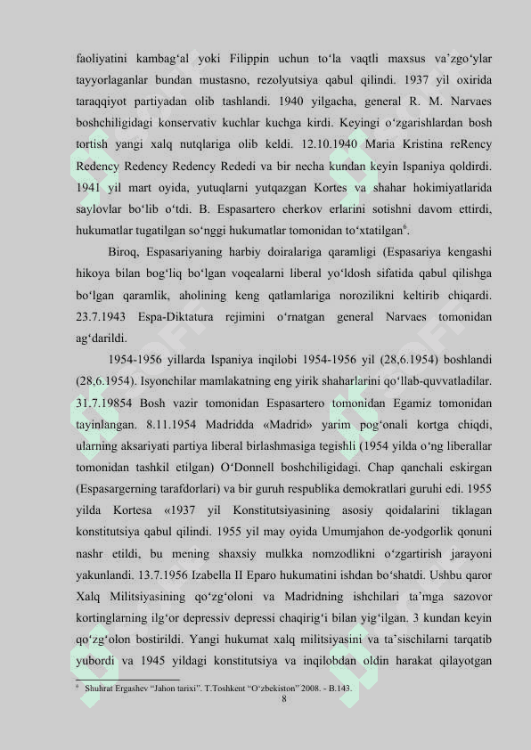 XIX asr ispan inqiloblari 1
