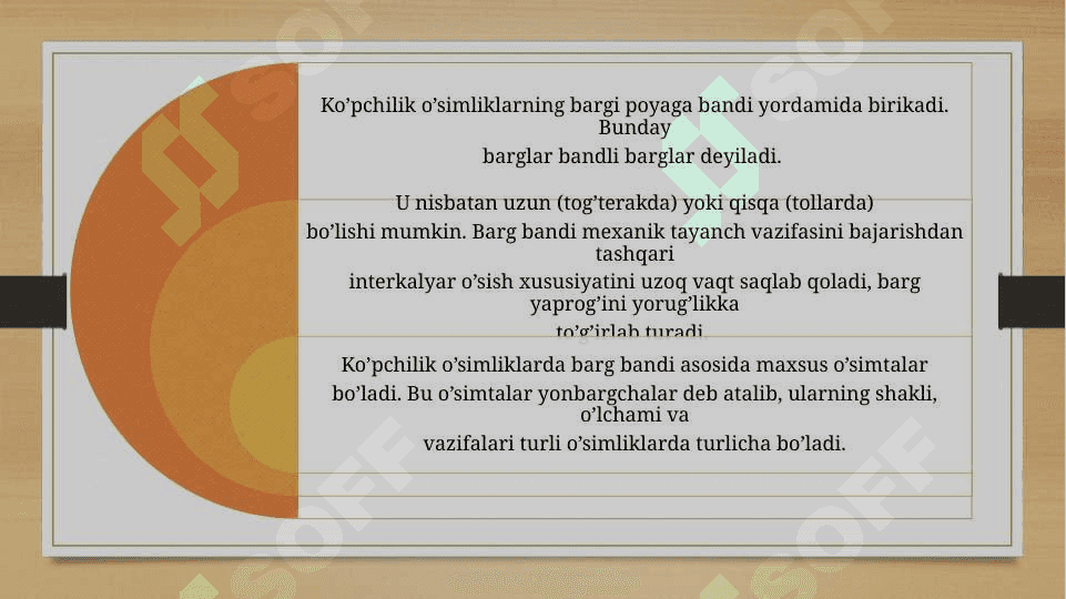 Bargning tuzilishi (morfologik, anatomik). 8