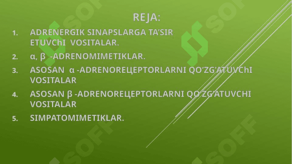 Adrenomimetiklar 2