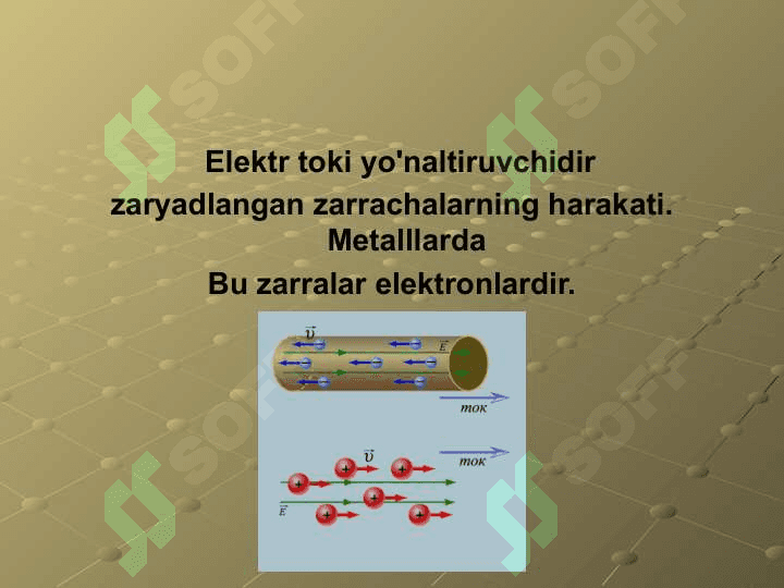 Elektr tokining harakatlari 2
